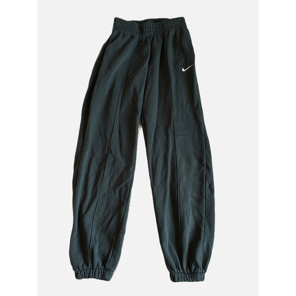 Nike Pro Green Womens Fleece Joggers Size XS
